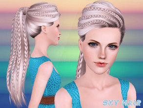 Sims 3 — Skysims-Hair-243 set by Skysims — Female hairstyle for toddlers, children, teen (young) adults and elders.