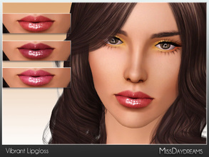 Sims 3 — Vibrant Lipgloss by MissDaydreams — Vibrant Lipgloss is a high shine lipgloss, which will give your Sims amazing