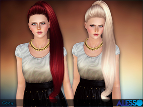 Sims 3 — Anto - Galaxy (Hair) by Anto — Long tail for females