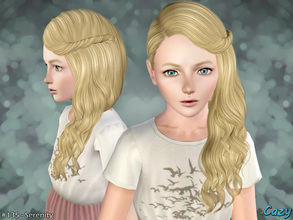 Sims 3 — Serenity Hairstyle - Child by Cazy — Hairstyle for Female, Child All LODs included