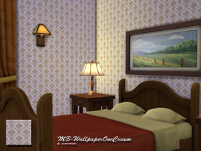 Sims 4 — MB-WallpaperOneCream... by matomibotaki — MB-WallpaperOneCream, new item, lovely wallpaper with victorian