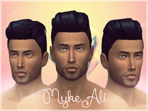 Sims 4 — Myke Ali by Ravvda2 — Created for: The Sims 4 Myke Ali - A young adorable Arabian inspired Sim, with tan skin