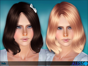 Sims 3 — Anto - Nelly (Hair) by Anto — Short hair for females. Found under hair with accessory. Two versions included.