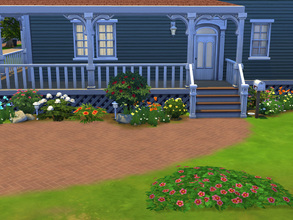Sims 4 — Drummond W2590 by cashynia — Simple country style home featuring three bedrooms, one full bathroom and one half