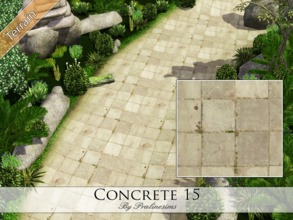 Sims 3 — Concrete 15 by Pralinesims — By Pralinesims