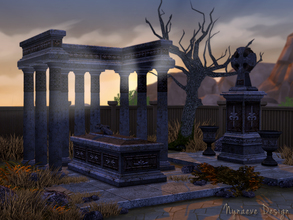 Sims 4 — Halloween Props by NynaeveDesign — Halloween Props Turn your sim's yard into a hounded cemetery with these