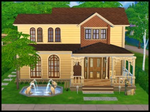 Sims 4 — Victorian House by vidia — My new house is for your simmies and their children. It has a bedroom and 2 kids