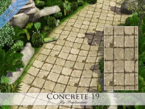 Sims 3 — Concrete 19 by Pralinesims — By Pralinesims