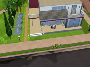 Sims 4 — MARIE starter home by Alexiak1232 — This is a nice starter house. It is unfurnished in order to design it as you
