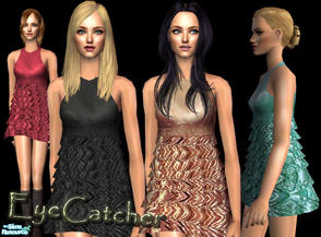 Sims 2 — SO_Collection_238 by Sophel21 — Eyecatchers for your posh sim ladies - tiered party dress works also as evening