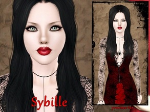 Sims 3 — SYBILLE by yvonnee2 — Sybille - mysterious and very charming girl. She comes from Midnight Hollow. She loves