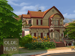 Sims 4 — Olde Huys by fredbrenny — Olde Huys means Old House in old Dutch. So an Olde Huys it is, with a leaky roof and