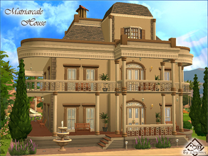 Sims 4 — Matriarcale House by Devirose — The house was bought by a rich man and refurbishing he has created an elegant