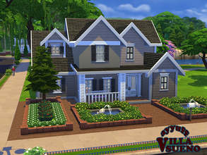 Sims 4 — Villa Sueno_Furnished by ayyuff —  American family house for 7 persons. It has: 5 bedrooms,1 study room,3 baths.