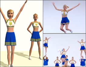 Sims 2 — Taylor Swift Cheerleader Uniform by Cheer4Sims2 — Taylor Swift Cheerleader Uniform from Shake it off
