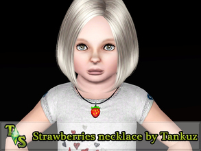 Sims 3 — Tankuz - Strawberries necklace - Toddler by Tankuz2 — Created for: The Sims 3 Age: Toddler