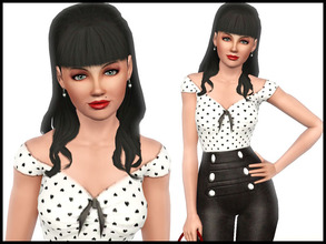 Sims 3 — Isabella Fontane by Witchbadger — Traits: Charismatic Diva Dramatic Flirty Great Kisser Likes: Cookies, Spooky