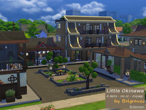 Sims 4 — Little Okinawa by Leander_Belgraves — Little Okinawa live in your own quarter of little okinawa choose one of