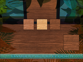 Sims 4 — Bamboo Wood Floor h by Playful — A horizontal Bamboo wood floor in warm, cool, and neutral tones.
