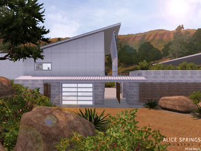 Sims 3 — Alice Springs by peskimus — A house built to survive the harshest of Australian Conditions, Alice Springs. With