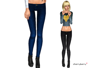 Sims 3 — Cold Days jeans by CherryBerrySim — Realistic High Quality texture jeans for winter/fall season! *For Young