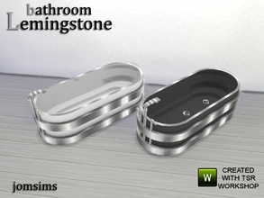 Sims 4 — bathtub lemingstone by jomsims — bathtub lemingstone