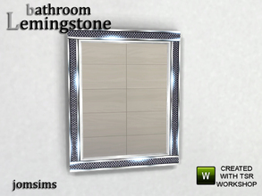 Sims 4 — metal mirror lemingstone by jomsims — metal mirror lemingstone