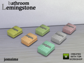 Sims 4 — deco towel 2 lemingstone by jomsims — deco towel 2 lemingstone