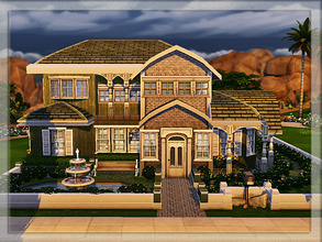 Sims 4 — V | 02 by vidia — This little house has 2 floors. There is a livingroom with a kitchen, a bathroom and an empty