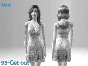Sims 2 —  Mesh Besen Afbelldress150805 by Well_sims — Meshj for you.