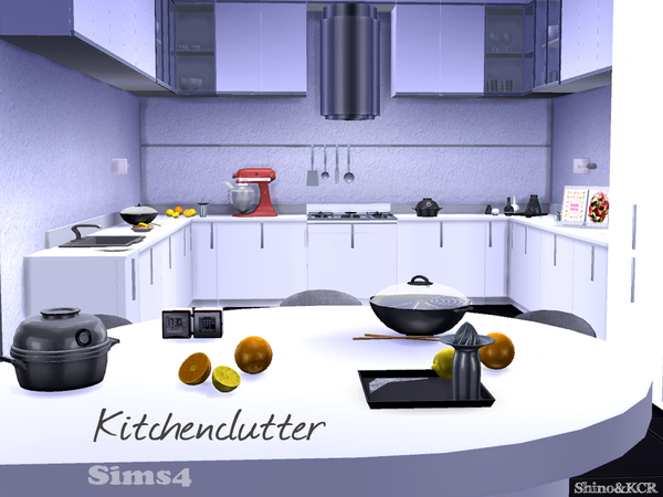 Sims 4 — Kitchen Clutter by ShinoKCR — Arent we in desperate need for some Decoration for our Kitchens? - several Fruits
