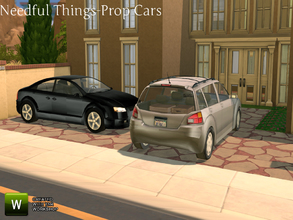 Sims 4 — Needful Things Car Props by TheNumbersWoman — .Cars converted from sims 3 for DECO ONLY. These are EA meshes and