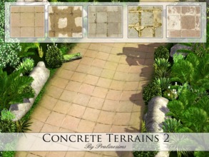 Sims 3 — Concrete Terrains 2 by Pralinesims — By Pralinesims