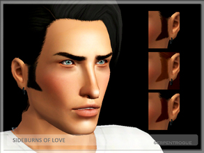 Sims 3 — Sideburns ofLove by Serpentrogue — *male young adult/adult *tested in the game 