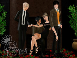 Sims 3 — Torn Pose Pack by Bby-L — This is my second pose pack. Torn pose pack for 3 boys and 1 girl. And I need to