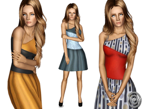 Sims 3 — Party Dress by pizazz — This dress can be worn for just about any occasion. Keep it casual with some dock shoes