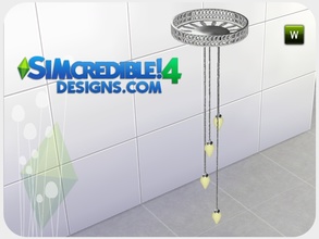 Sims 4 — Metropole Chandelier by SIMcredible! — by SIMcredibledesigns.com available at TSR