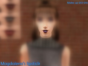 Sims 2 — Magdalena\'s lipstick  - Lip Diseased by Well_sims — Beautiful lipsticks in 4 colors for your sim. -Deceased lip