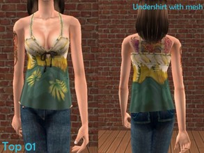 Sims 2 — Top 01 by Well_sims — Beautiful summer undershirt for your sim.