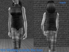 Sims 2 —  Serasims Upendedbermudapantswithstiletosandloosy  by Well_sims — Mesh for you.