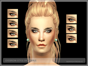 Sims 4 — eyebrow style 04 female by Serpentrogue — Only for females Teen to elder Found in eyebrows selection 7 colours