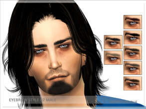 Sims 4 — Eyebrow Style 07-Male by Serpentrogue — Only for males Teen to elder Found in eyebrows selection 7 colours