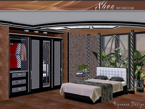 Sims 4 — Shea Bedroom by NynaeveDesign — Transform your bedroom into a custom design, stress-free private sanctuary.