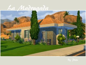 Sims 4 — La Madrugada by philo — Do you wish to create for your sims a world with a warm mediterranean atmosphere ? Than