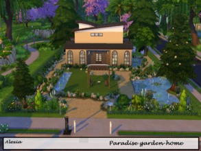 Sims 4 — Paradise garden-home by Alexiak1232 — A lovely house for your simies who want to live in a romantic place. The