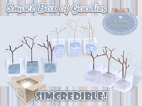 Sims 3 — Winter Choices - Branch vases Trio by SIMcredible! — It's SIMcredible! Small box of goodies #5 - Your lovely