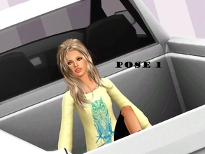 Sims 3 — TheCarPosepackByOllie.2000 by Jordutch — 7 poses for the sims 3 basis car. 