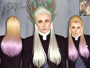 Sims 3 — Sintiklia - Male hair Thranduil by SintikliaSims — Male long hair inspired from Thranduil from trilogy The Lord