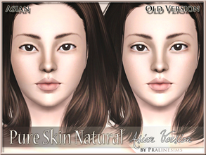 Sims 3 — Pure Skin Natural ASIAN VERSION by Pralinesims — Fully handpainted skintone for your sims. Give them a new look!