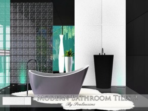 Sims 3 — Modern Bathroom Tiles 2 by Pralinesims — By Pralinesims